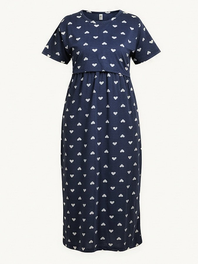 2025/08/14272.jpg navy blue zipless feeding maternity dress