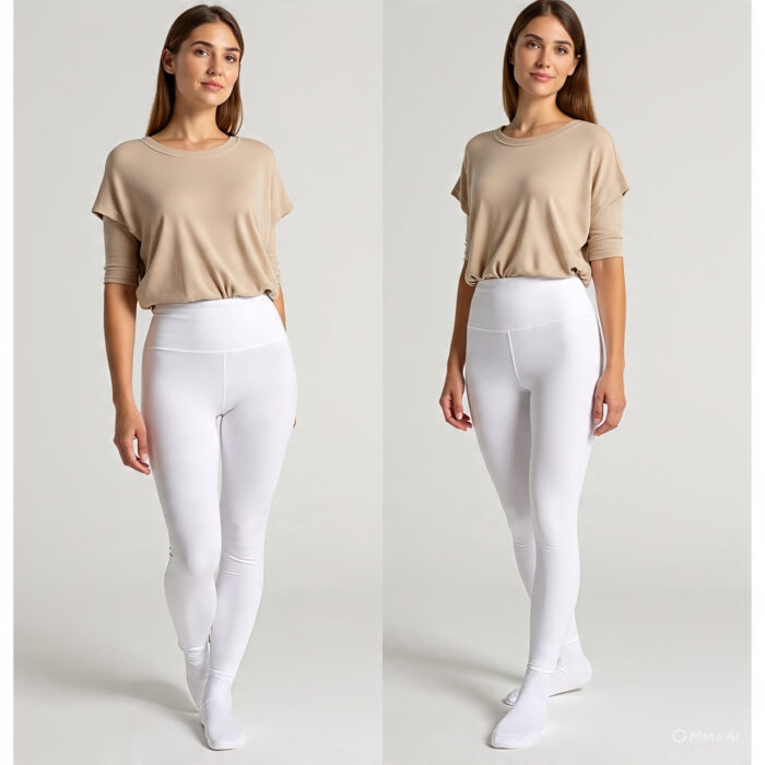 Women's Ankle Fit Leggings – Comfortable Stretch, Everyday Wear - Image 4