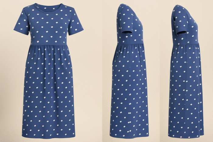navy blue zipless feeding maternity dress