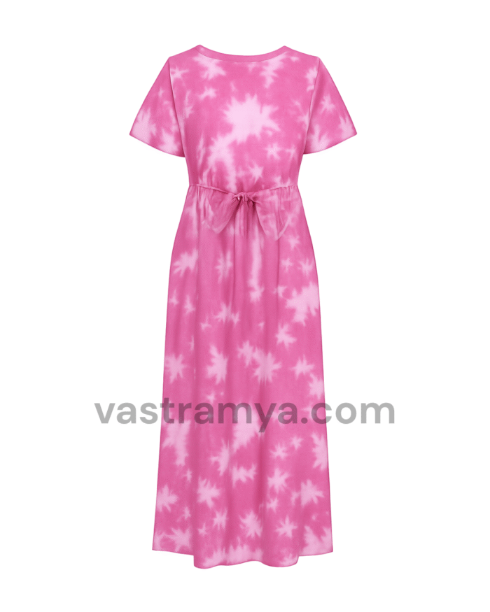 zipless feeding maternity dress yellow tie dye unicorn print (copy)