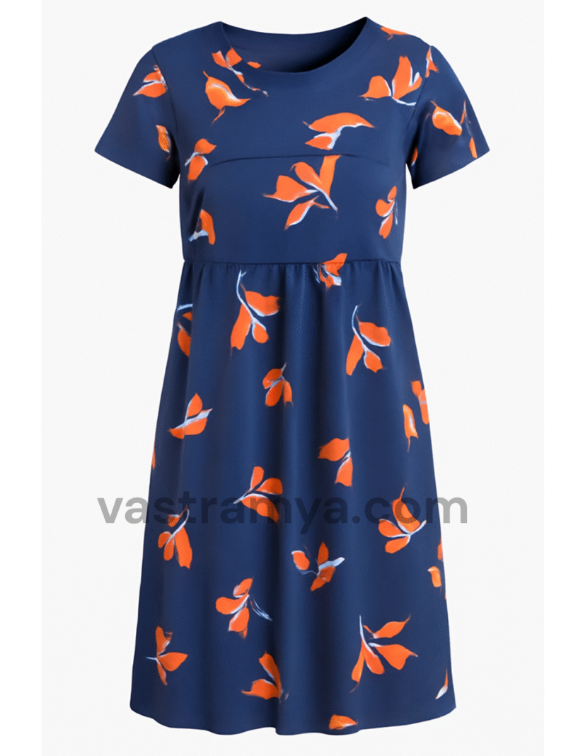 zipless feeding maternity dress yellow tie dye unicorn print (copy)