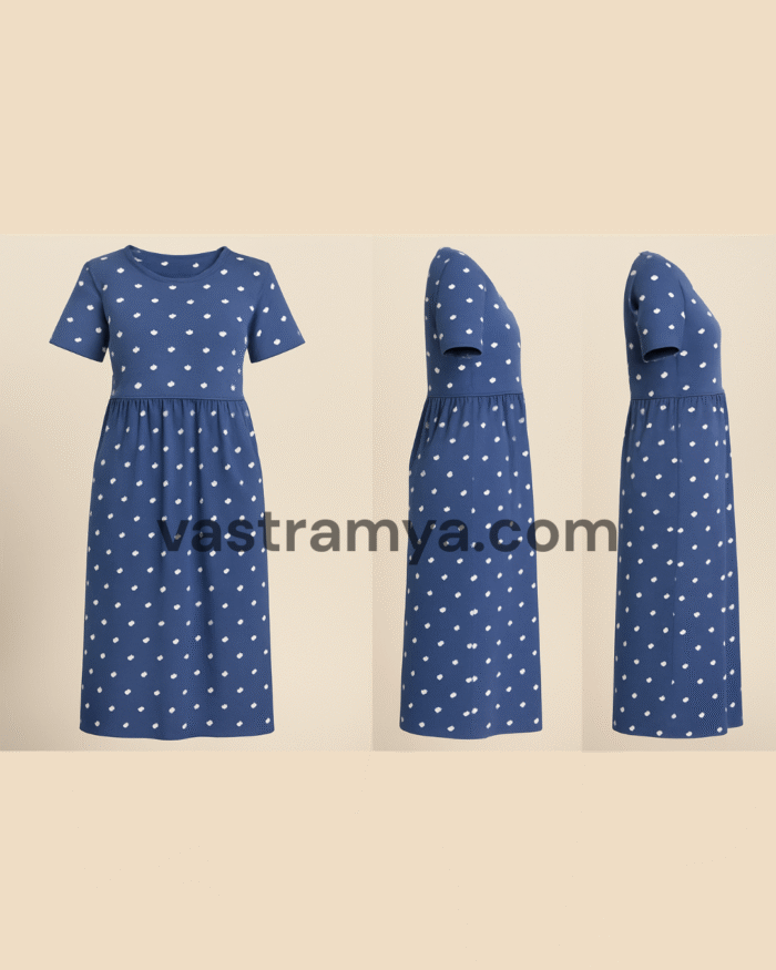 navy blue zipless feeding maternity dress